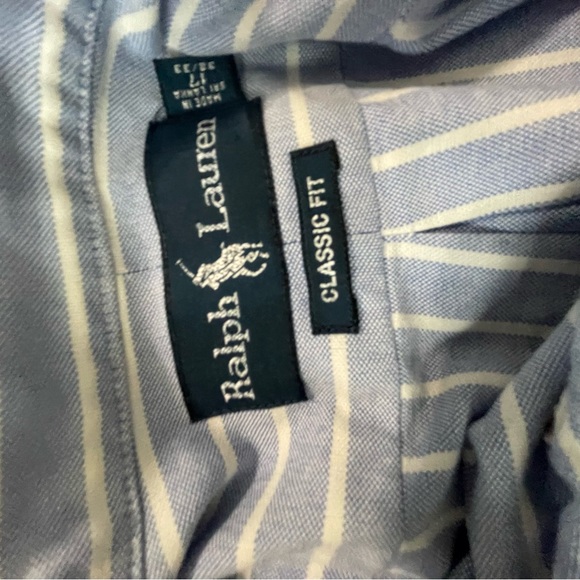 Ralph Lauren LS Shirt Size 17 32/33 - Picture 8 of 10